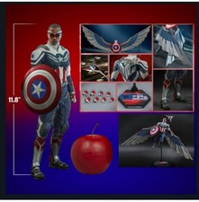 Hot Toys TMS040 Captain America 1 6 Figure Marvel Falcon & Winter Soldier