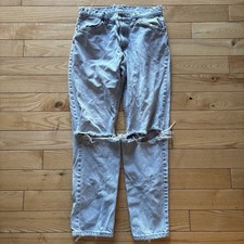 Levi's Women's Jeans Light Wash Tapered Orange Tab Denim 90s/Y2k Vintage