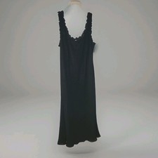 Liz Claiborne Little Black Dress Sleeveless Fully Lined Black Size 12