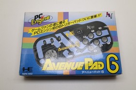 PC Engine Avenue Pad 6 Controller Box Japan *US Seller* *works*