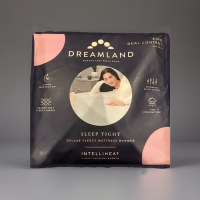 Dreamland Sleep Tight Deluxe flauschiger Matratzenwärmer, King/Groß Dual Control