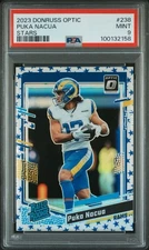 2023 Optic Puka Nacua PSA 9 Mint Stars SSP #238 Rated Rookie LA Rams RC