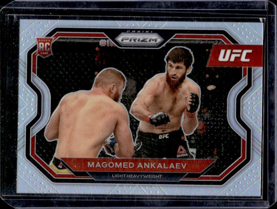 2021 Prizm UFC Magomed Ankalaev RC Silver Prizm Rookie #123