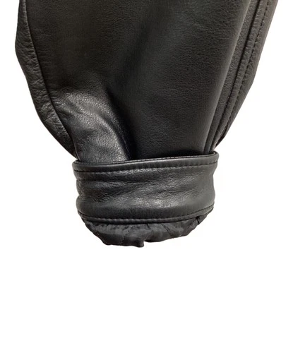 Croft & Barrow Leather Drizzler Jacket Men's Size M Black image 7