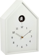 Horloge coucou Lemnos CASA Birdhouse NY16-12WH blanche murale/table quartz du...