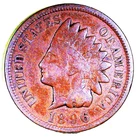 1896 Indian Head Penny.....   Nice Detailed Coin.....  5-7-1