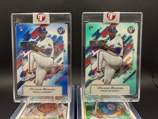 2025 Topps Pristine Kumar Rocker Lot (2) /75 /199 Encased Rangers RC