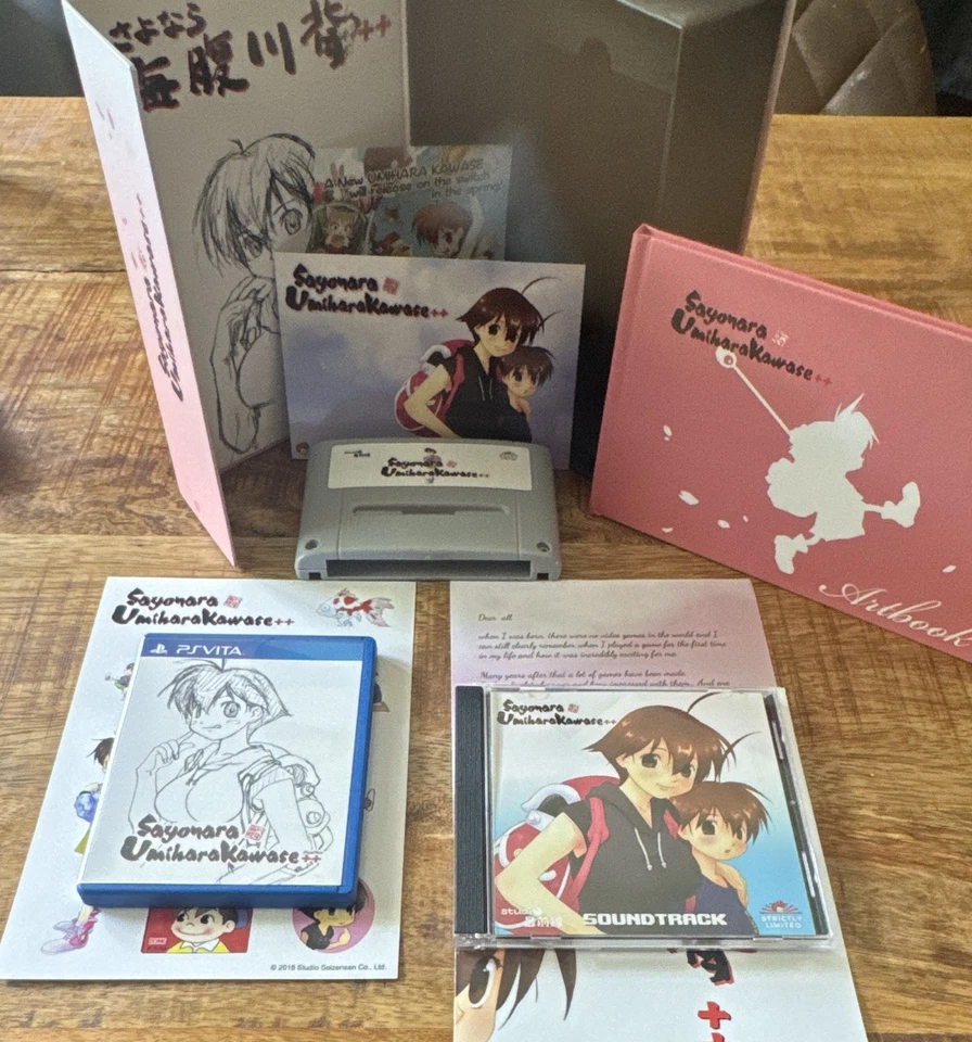 Strictly Limited Sayonara UmiharaKawase++ (PS Vita) CE#882 Artbook+CD. Komplett - Bild 2 von 4