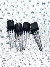Lot of 4 BC33 NPN Transistors TO-92 New General Purpose Small Signal