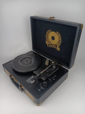 Vinyl Record Player Bluetooth Turntable 3-Speed Suitcase Portable Vintage Look