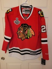 Chicago Blackhawks Bickell 29 Reebok NHL Jersey Red Large 2013 Stanley Cup Final