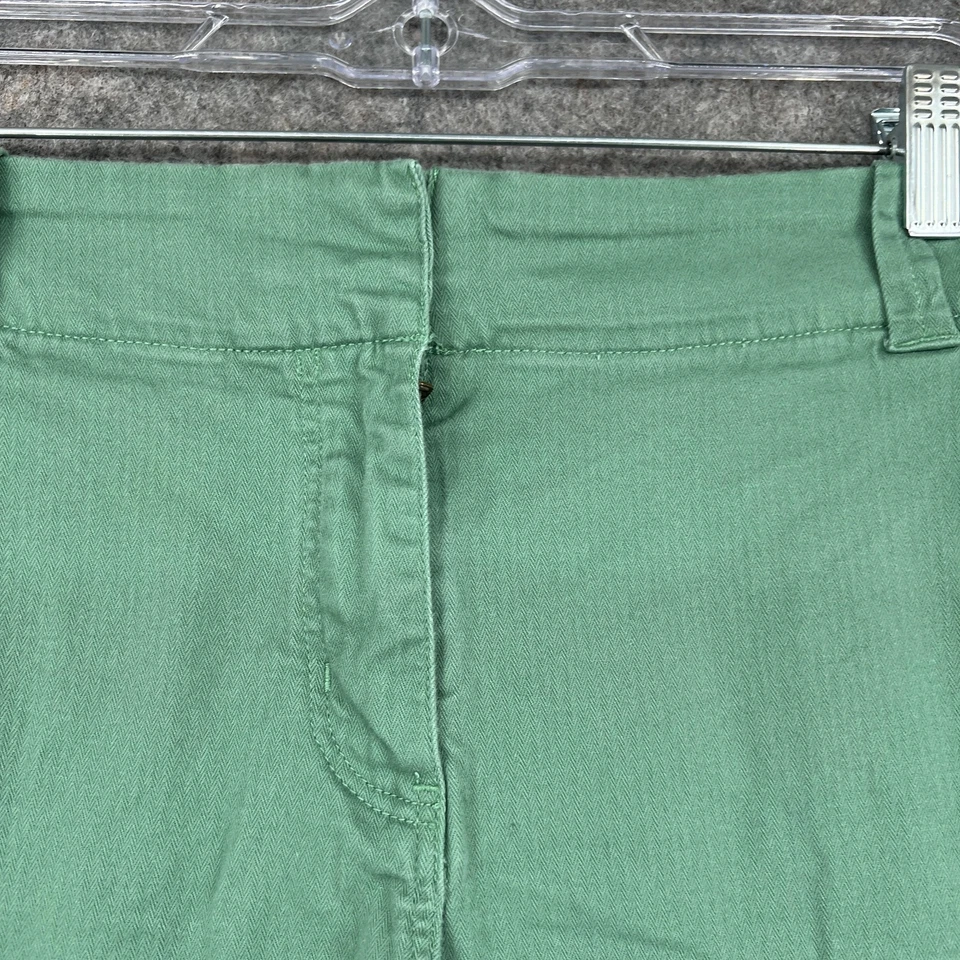 Vineyard Vines Shorts Womens 12 Green Chino Stretch Cotton Whale Logo Pockets - Image 3 of 4