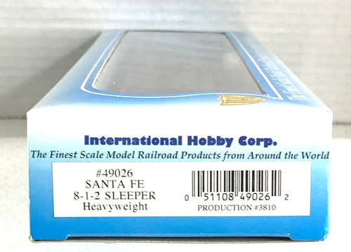 International Hobby Corp escala HO 49026 Santa Fe 8-1-2 durmientes peso pesado nuevo en caja | Zustand: New