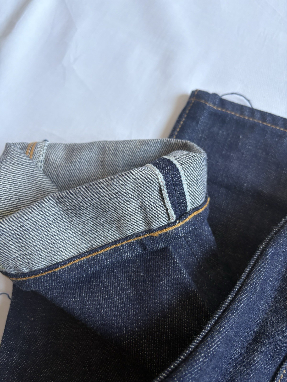 VTG Sample Levi’s 501 Leather Patch Hidden Rivets… - image 6