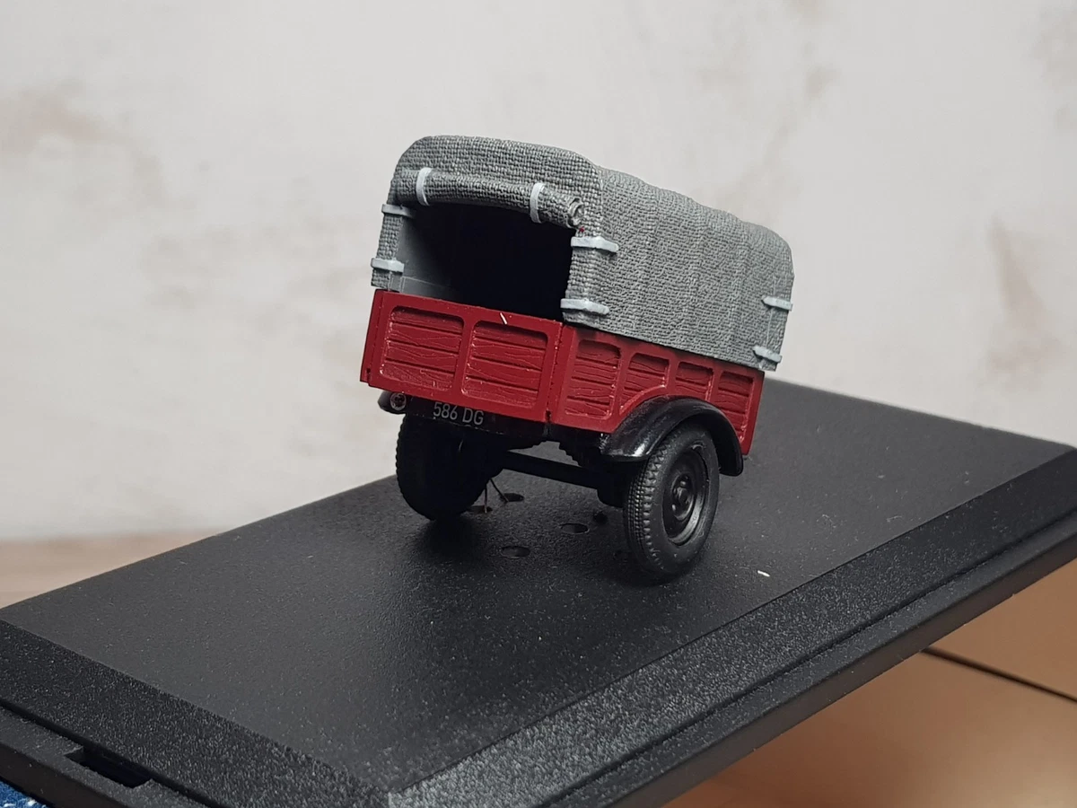 MINIACARS 1/43 RÉSINE REMORQUE BACHÉ PEUGEOT 1931