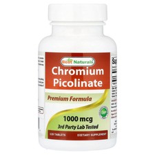 Chromium Picolinate, 1,000 mcg, 120 Tablets