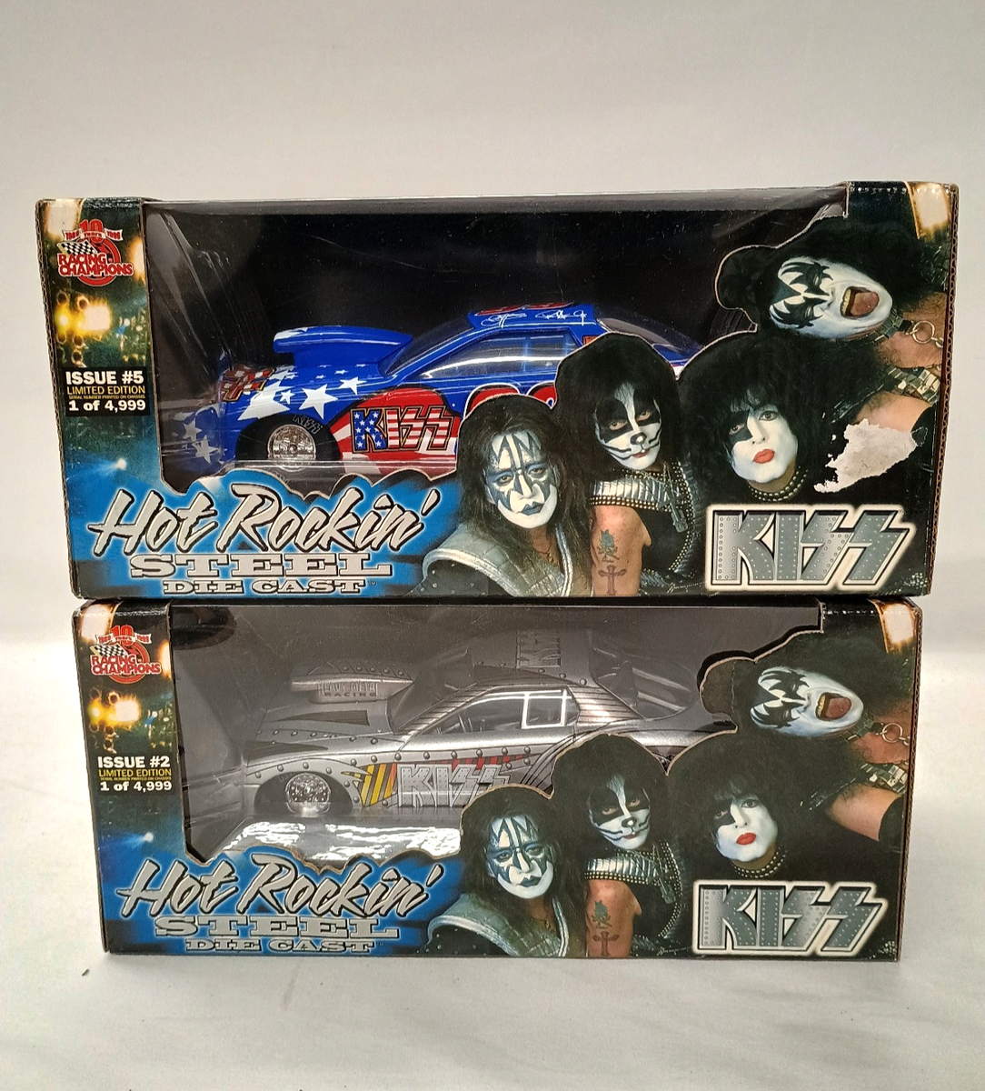 KISS Hot Rockin Steel Diecast Car 1:24 1998 Racing Champions Issue