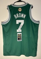 Jaylen Brown Signed Boston Celtics Finals Jersey MVP Autographed JSA COA