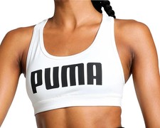 Image of PUMA Womens Mid Impact 4Keeps Bra - Color White - Size XS