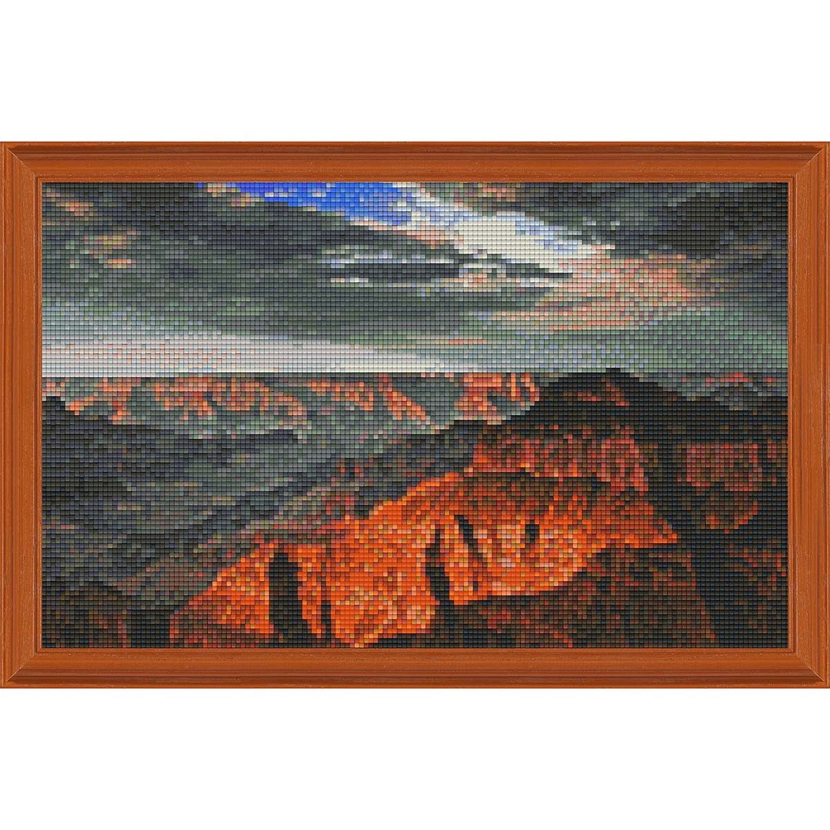 PixelHobby Grand Canyon Sunset Kit & Frame Mosaic Art Kit