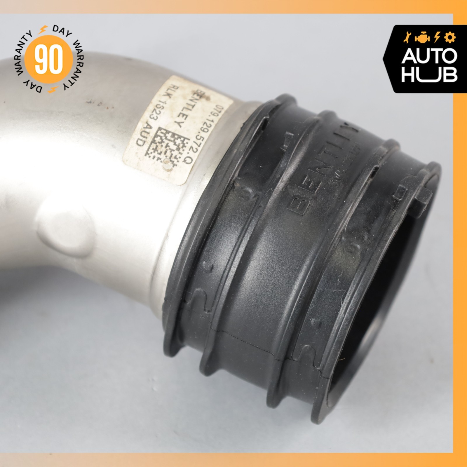 Bentley Continental GTC Right Turbo Air Intake Guide Pipe Duct 079129572Q OEM