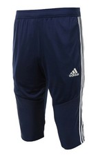 Pantalon Adidas Youth TIRO 19 3/4 Training Soccer Navy Casual GYM Kid Pants...