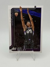 Ace Bailey 2025-26 Topps Basketball Rookie RC #205 Base Utah Jazz