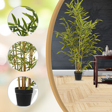 1.2M Artificial Bamboo Tree 675 Leaves Realistic Indoor Plant in Pot Decor