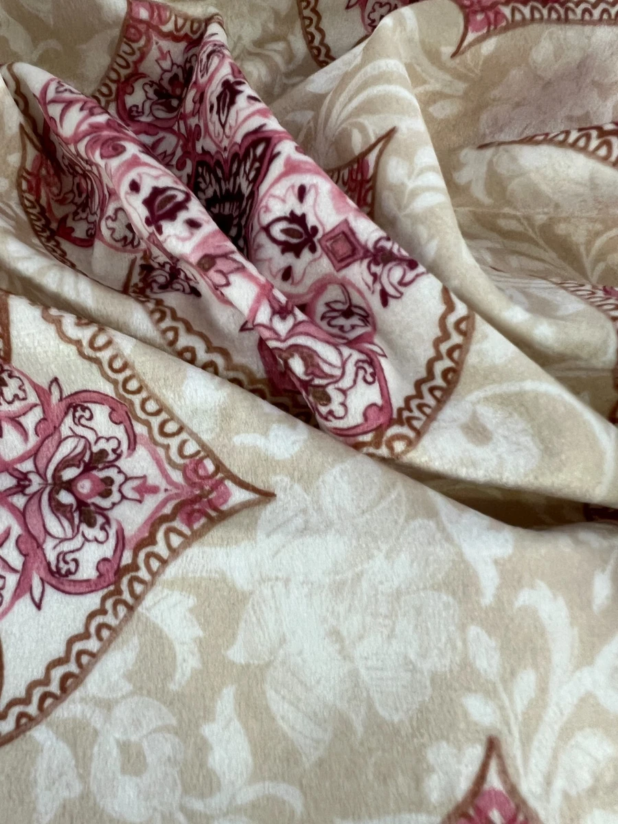 Persian Damask Motif Fabric, 140cm Wide, Upholstery Window Craft, Sold by Yard