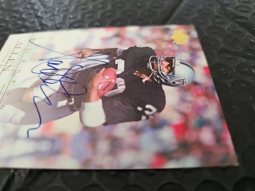 MARCUS ALLEN 2001 Upper Deck NFL Legends On Card HOF Auto Oakland Raiders - Picture 7 of 14