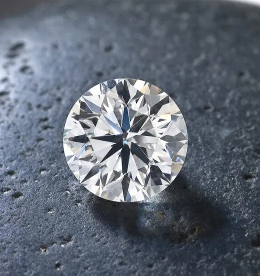 White Rounded Diamond 1 Pcs White Diamond Round Cut 0.40 Ct APPROX Natural VVS1 D Grade Loose ...