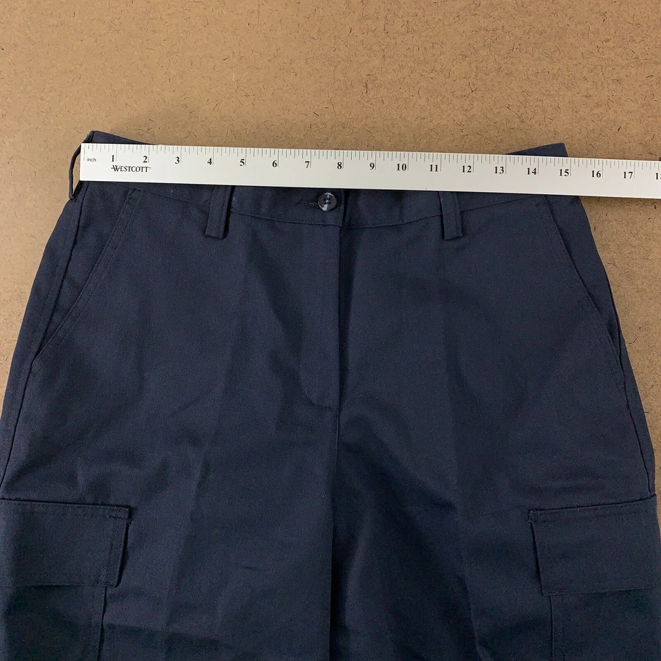 Pantalones Cortos de Trabajo Edwards Para Mujer Talla 8 Azul Marino Mezclados Frente Plano Carga Chino 8473 Nuevos con Etiquetas Foto 4 de 4