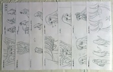 Saint Seiya Set 35 Settei ATHENA SAORI KIDO Shingo Araki