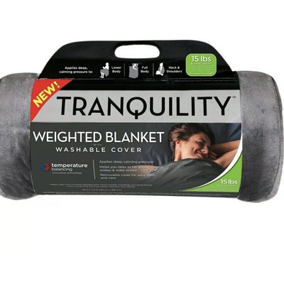 Tranquility Temperature Balancing Weighted Blanket with Washable Cover