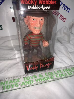 2010 Funko Wacky Wobbler Bobble Head Freddy Krueger Nightmare on