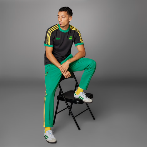 Camiseta Adidas Originales Para Hombre Adicolor OG Jamaica Trifolio 3 Rayas Trifolio IT7807 - Imagen 7 de 9