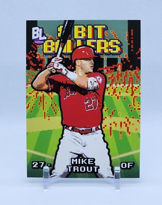 2023 Topps Big League MIKE TROUT 8 Bit Ballers ANGELS #8B-2