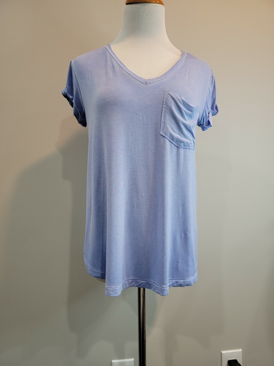 American Eagle Soft & Sexy T shirt Purple Size XS V Neck
