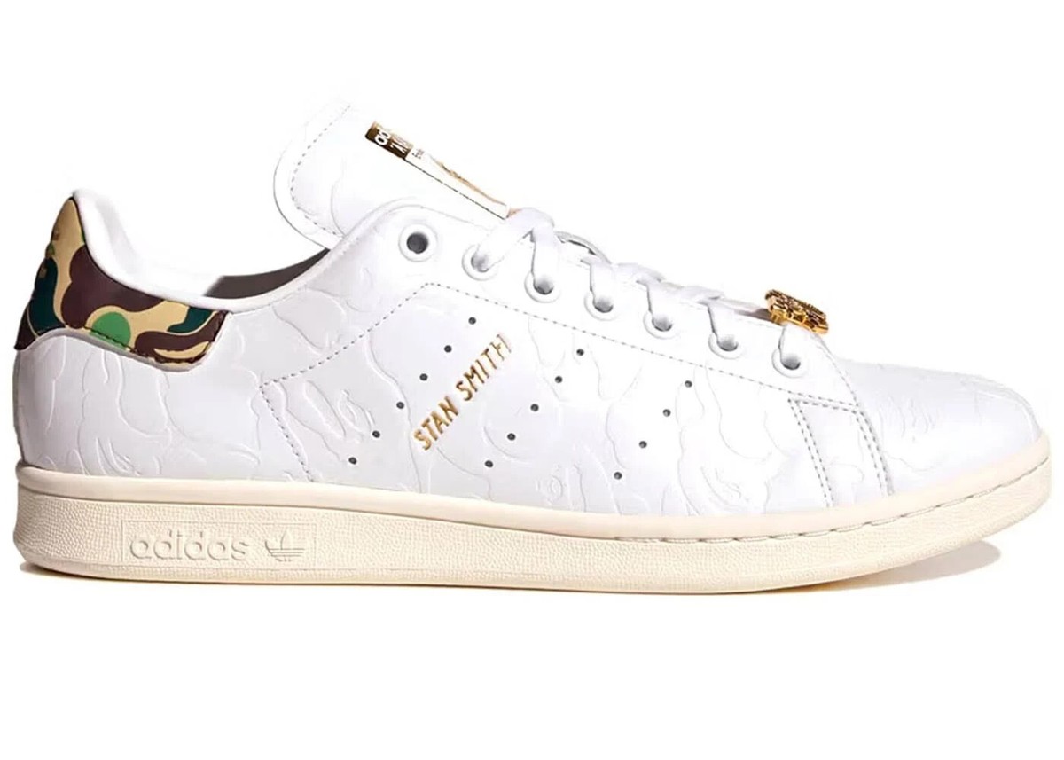 New Bape x Adidas Stan Smith US size 9.5 30th Anniversary Color