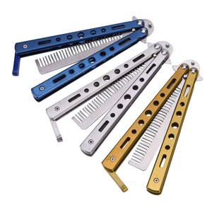 Stainless Steel Salon Stunning Practice Balisong Butterfly ...