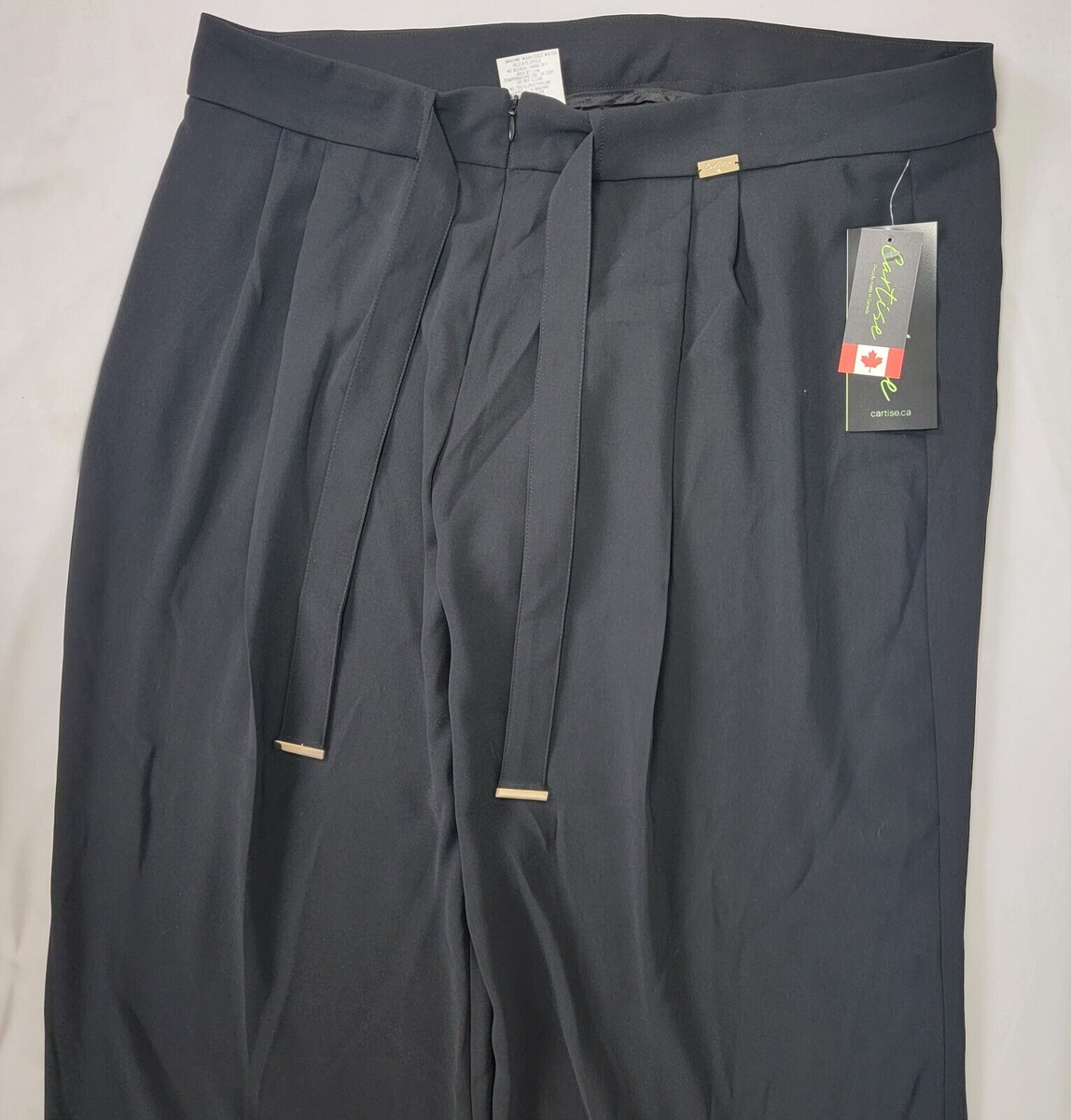 ladies dress pants canada Cartise Women's Black NEW Size 14 Style 31600 Srp $139 Made n 3 Suits for $299