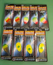 9 LUHR-JENSEN CHINOOK SPINNERS BAITS Guide Tech Size 5 2143-005-XXXX