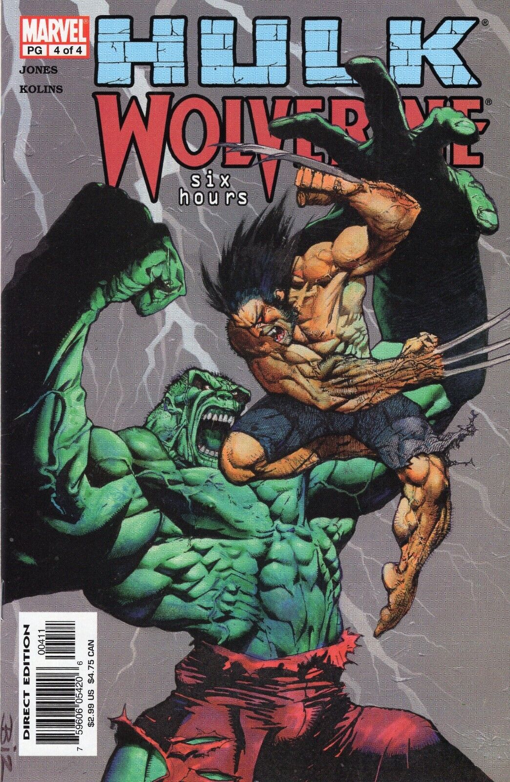 Marvel Hulk/Wolverine: 6 Hours #4 (May 2003) High Grade 