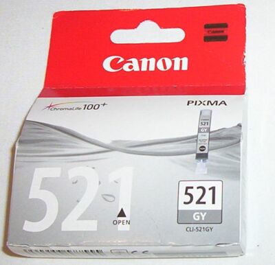 Canon genuine 521 grey cartridge CLI-521GY for MP980,MP990