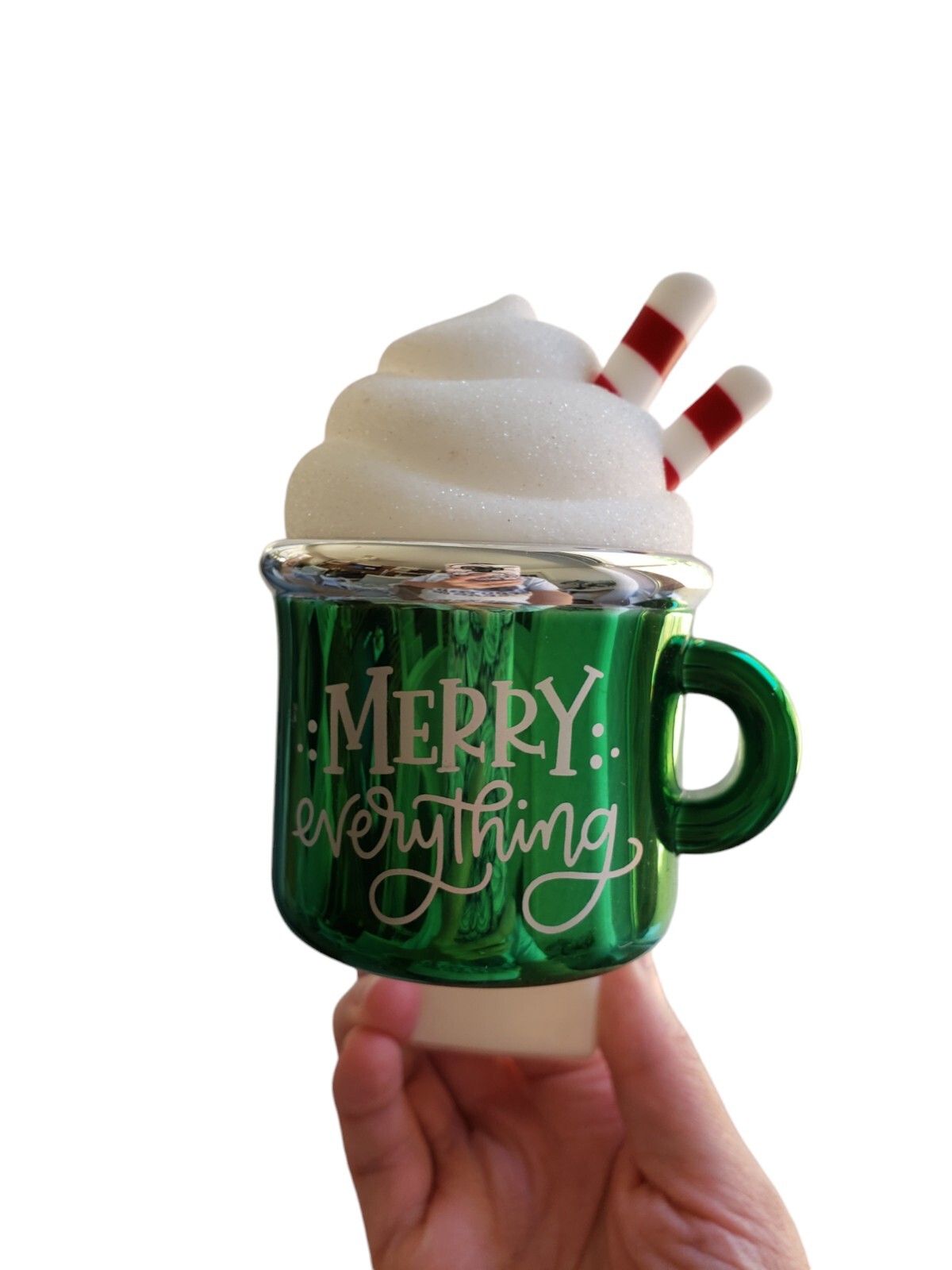 Bath & Body Works Merry Everything Cocoa Wallflower Nightlight Christmas Plug-In-image