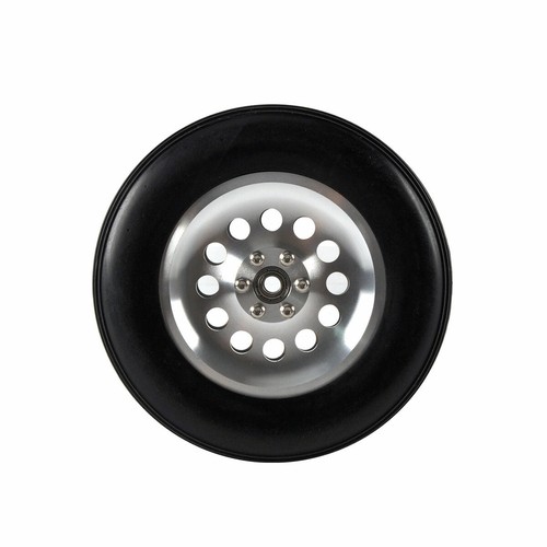 1 Pair 5inch Solid Rubber Wheels Tires with Aluminum Hub For RC Airplane H31mm - Picture 3 of 6