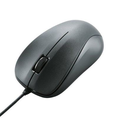 ELECOM Laser Maus USB 3 Tasten ROHS Standard Schwarz M-S2ULBK/RS JPN