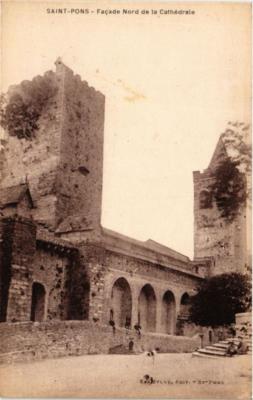 CPA AK St-PONS Nordfassade der Kathedrale (687004)