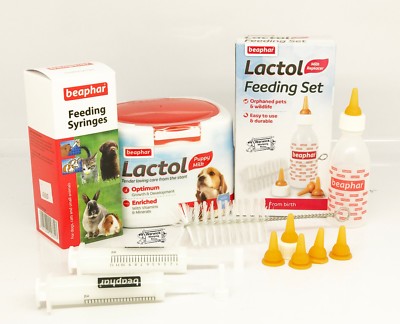 Lactol Puppy Milk 250g & Feeding bottle & Syringes -Warwick Whelping Boxes Kit