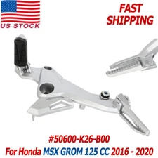 Right Side Rear Footrest Rearsets Foot Pegs For Honda MSX GROM 125 SF 2016-2020